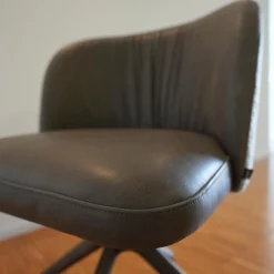 KFF Einzelstühle|Stuhl Gaia Casual V2 Stoff Ascot Toffee 2402 Leder Rawhide Dawn 352