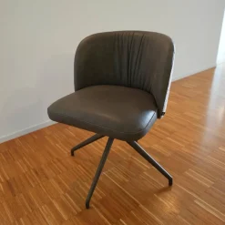 KFF Einzelstühle|Stuhl Gaia Casual V2 Stoff Ascot Toffee 2402 Leder Rawhide Dawn 352