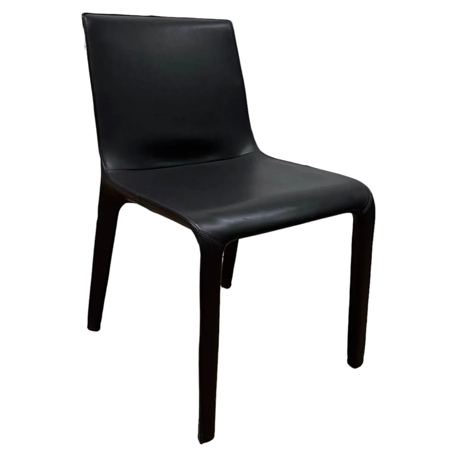 Walter Knoll Einzelstühle|Stuhl Gio Leder Bronco Chocolate