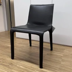 Walter Knoll Einzelstühle|Stuhl Gio Leder Bronco Chocolate