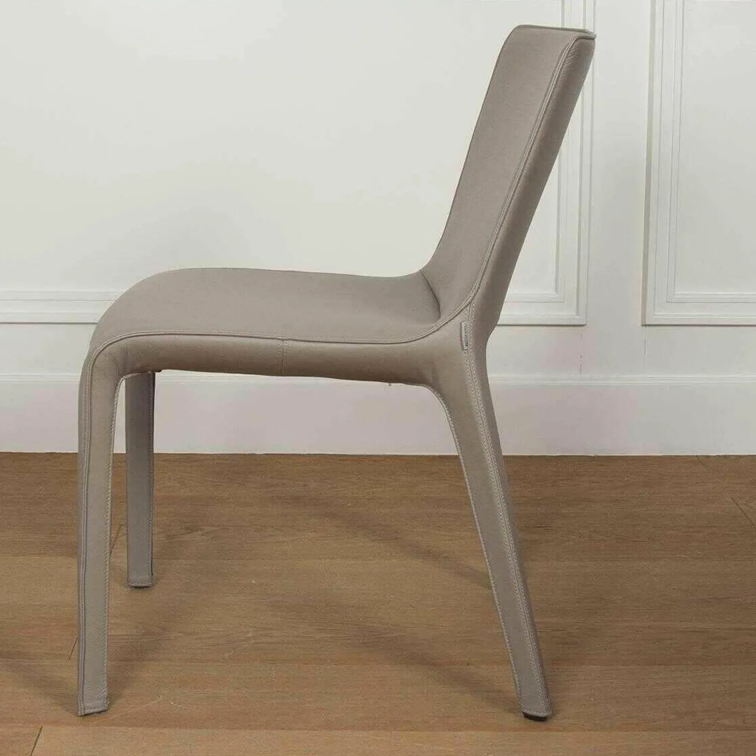 Walter Knoll Einzelstühle|Stuhl Gio Leder Torro Stone