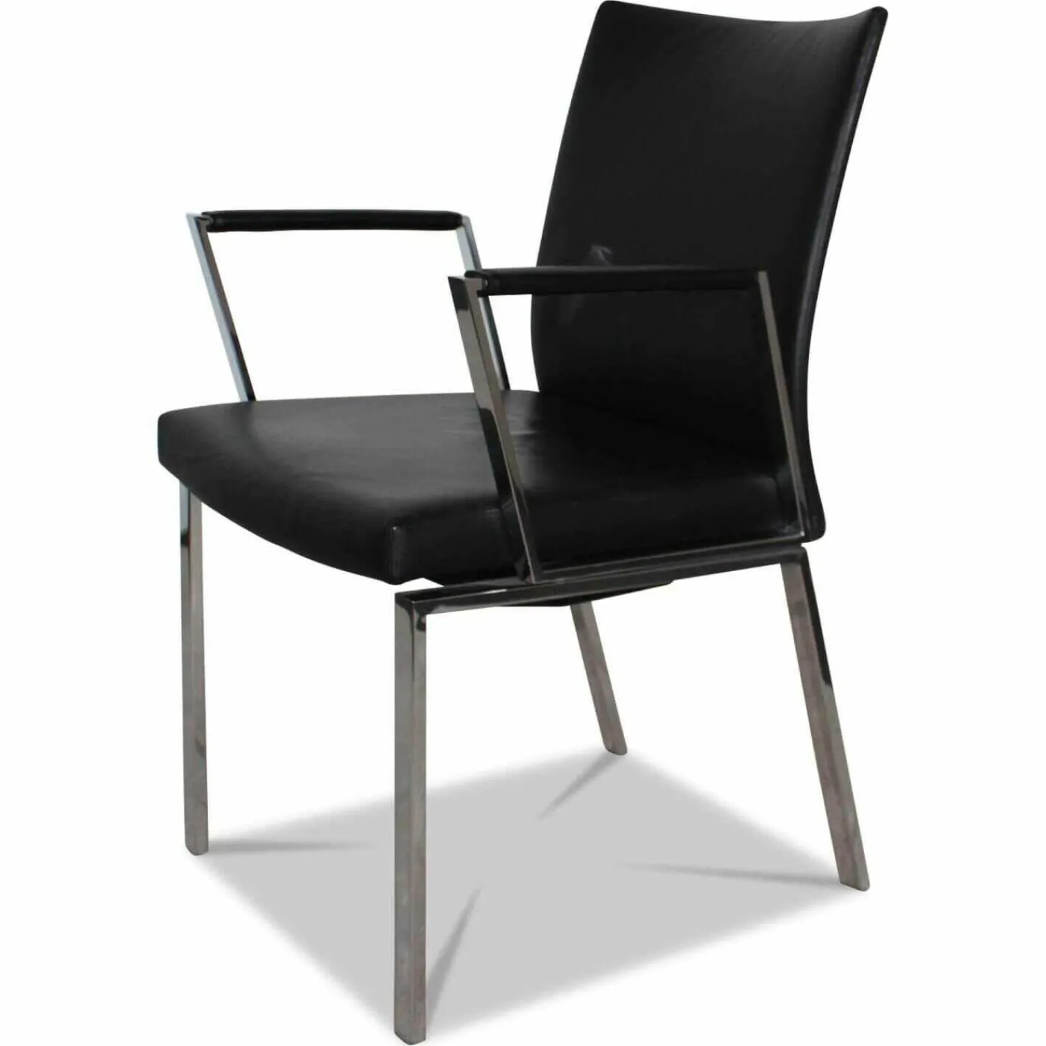 Draenert Einzelstühle|Stuhl Linus 2011-1 Leder 1 Schwarz