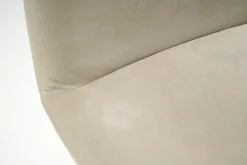 Riva Stuhlsets|Stuhl Materia Soft Leder Nabuk 101 Conchiglia Gestell Aluminium Anthrazitgrau Lackiert