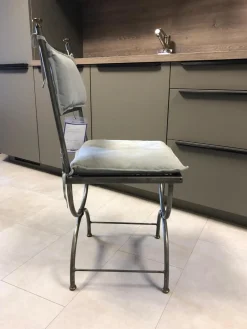 Sprenger Einzelstühle|Stuhl Modell Ferro Rauleder Wassergrün Gestell Ausführung Metall