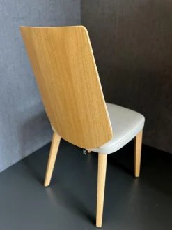 Hülsta Einzelstühle|Stuhl S800 Leder 5611 Nubuk Touch Hellbeige