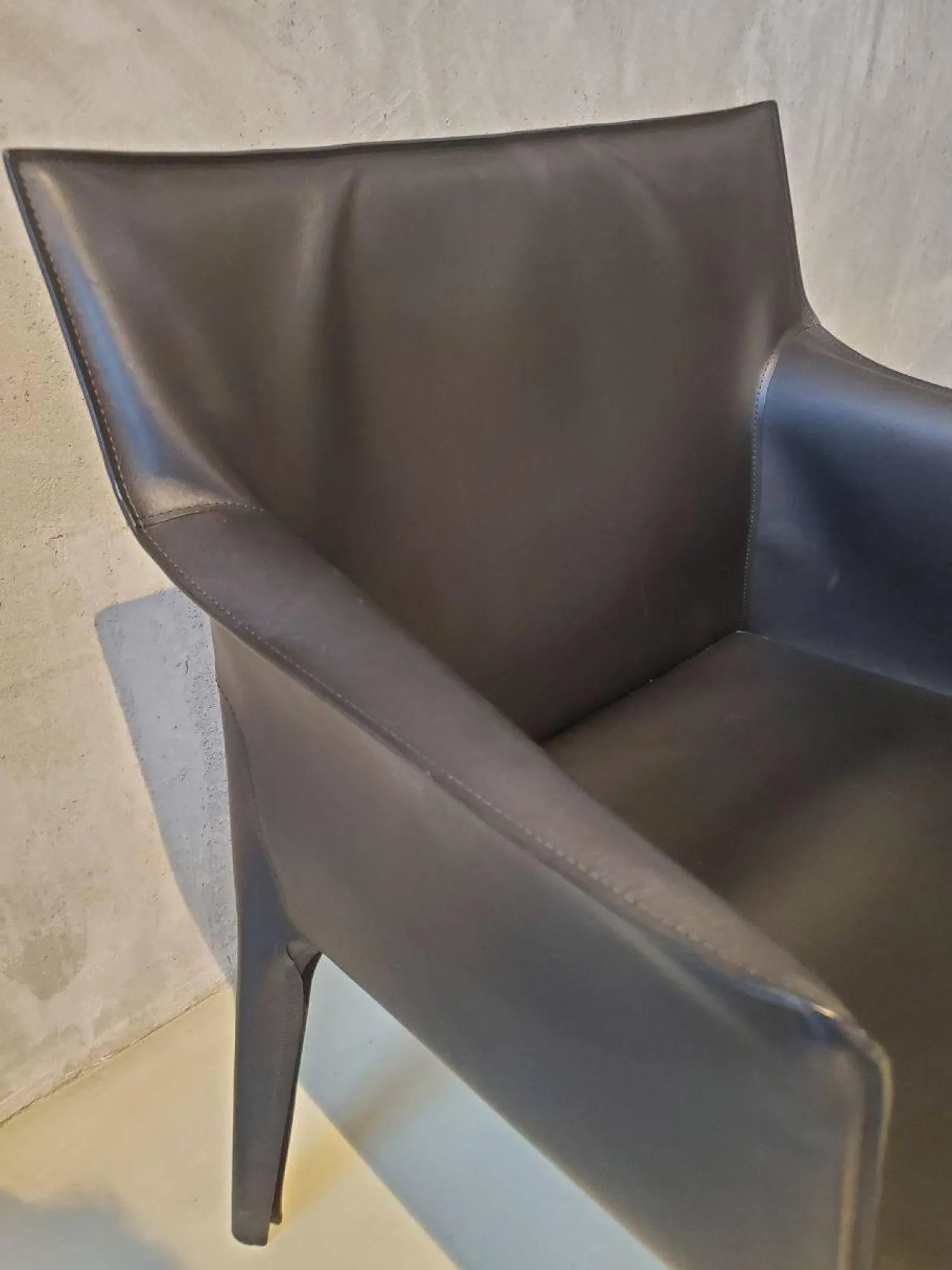 Walter Knoll Einzelstühle|Stuhl Saddle Chair Leder Saddle Coffee Braun