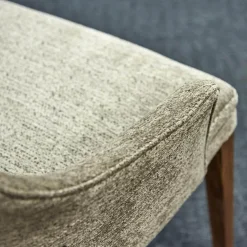 Bielefelder Werkstätten Einzelstühle|Stuhl Saloni Stoff Franca D-121 Beige Grau mit Armlehne