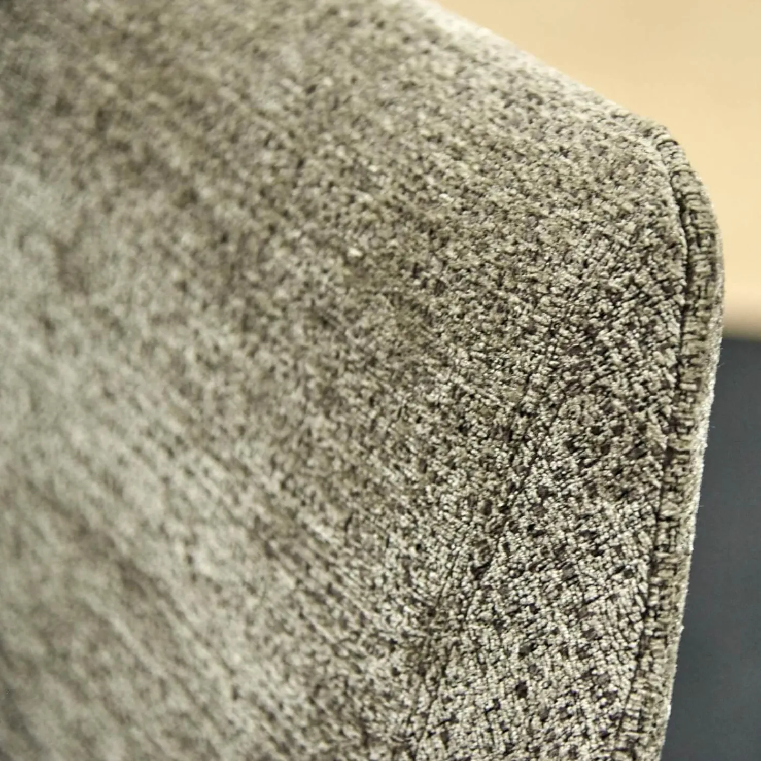 Bielefelder Werkstätten Einzelstühle|Stuhl Saloni Stoff Franca D-121 Beige Grau mit Armlehne