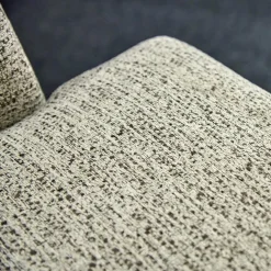 Bielefelder Werkstätten Einzelstühle|Stuhl Saloni Stoff Franca D-121 Beige Grau mit Armlehne