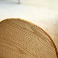 BD Barcelona Einzelstühle|Stuhl Showtime Nude Wooden Esche Natur Sitzkissen Medle Y12 Blau