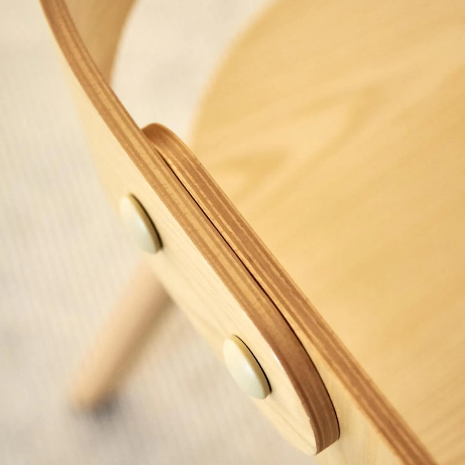 BD Barcelona Einzelstühle|Stuhl Showtime Nude Wooden Esche Natur Sitzkissen Medle Y12 Blau