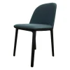 Vitra Einzelstühle|Stuhl Softshell Side Chair Stoff Aura Stahlblau