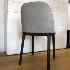 Vitra Einzelstühle|Stuhl Softshell Side Chair Stoff Reed Stahlblau