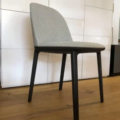 Vitra Einzelstühle|Stuhl Softshell Side Chair Stoff Reed Stahlblau