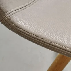 Tonon Einzelstühle|Stuhl Step Bezug Eco Kunstleder Schlamm Gestell Eiche