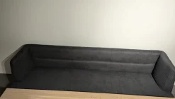 K+W Stuhlsets|Stuhlgruppe 6222 Mit Bank Stoff 0565 82 Fango Grau Gestell Metall Schwarz Inklusive 2 Kissen