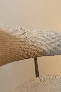 Maxalto Stuhlsets|Stuhlgruppe Caratos Bezug Stoff Liseo Grau 2552115 Gestell Aluminium Bernstein Lackiert