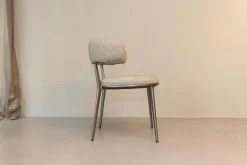 Maxalto Stuhlsets|Stuhlgruppe Caratos Bezug Stoff Liseo Grau 2552115 Gestell Aluminium Bernstein Lackiert