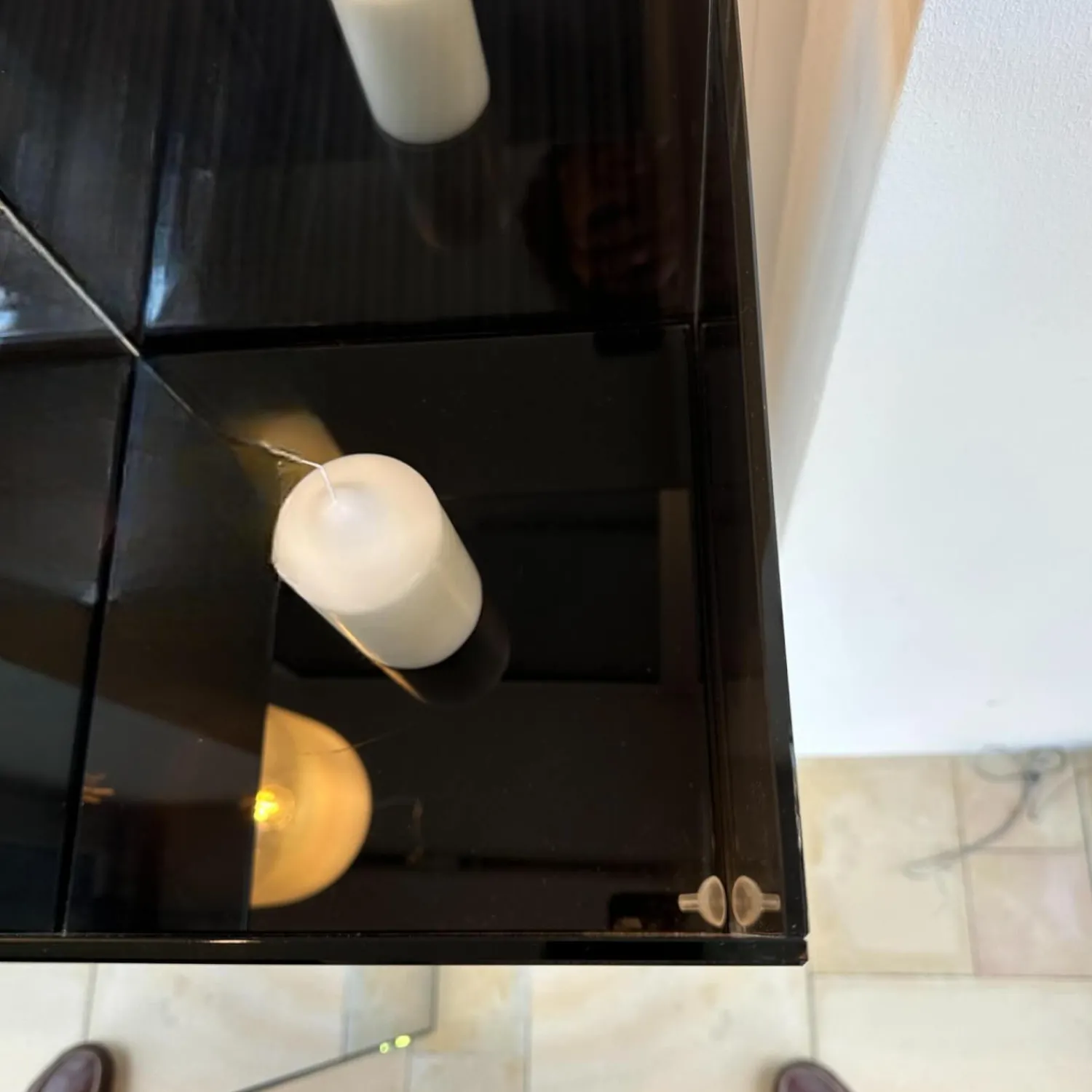 B&B Italia Vitrinen & Highboards|Säule Malou Rauchglas (1 Stück)