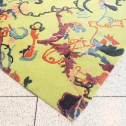 Makalu Teppiche|Teppich Antique VT330 M229 M Grün Orange Blau Violett