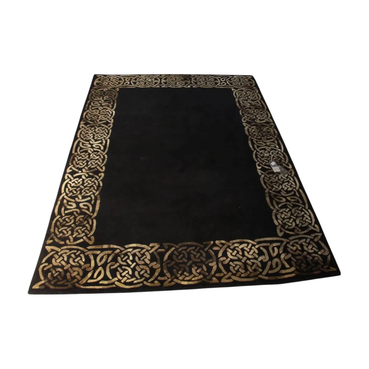 Rugs & Riches Teppiche|Teppich Century 170x240 Neuseelandwolle Schwarz Beige