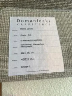 Domaniecki Teppiche|Teppich Chiplo Hand Loom G NBO24001C W23122L Grau