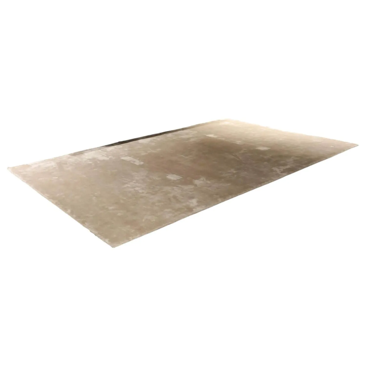 Christine Kröncke Teppiche|Teppich CK Pentagon 296 Platin Grau Beige Handgetuftet Naturfaser Bambusseide Mit Baumwollrücken