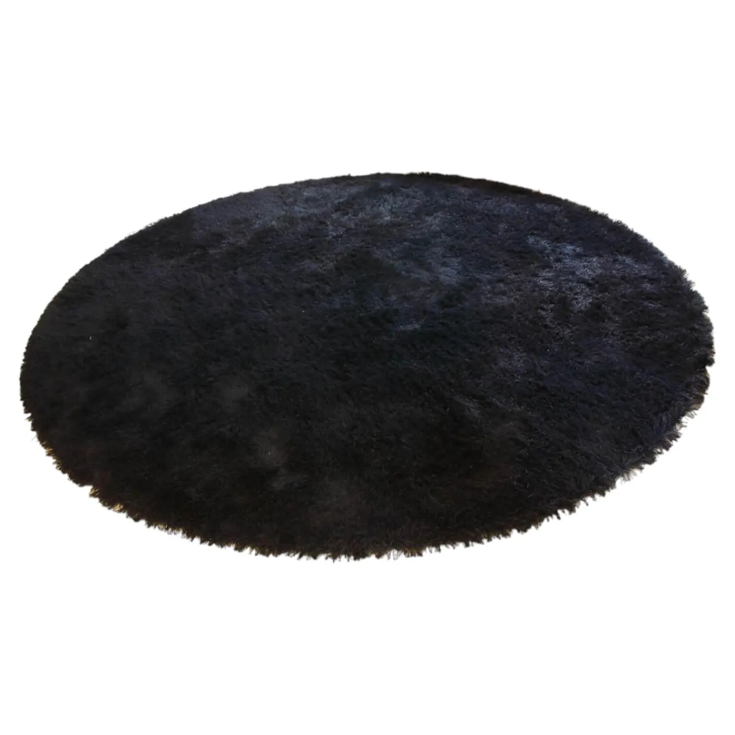 Kasthall Teppiche|Teppich Fogg Rund Black Schwarz