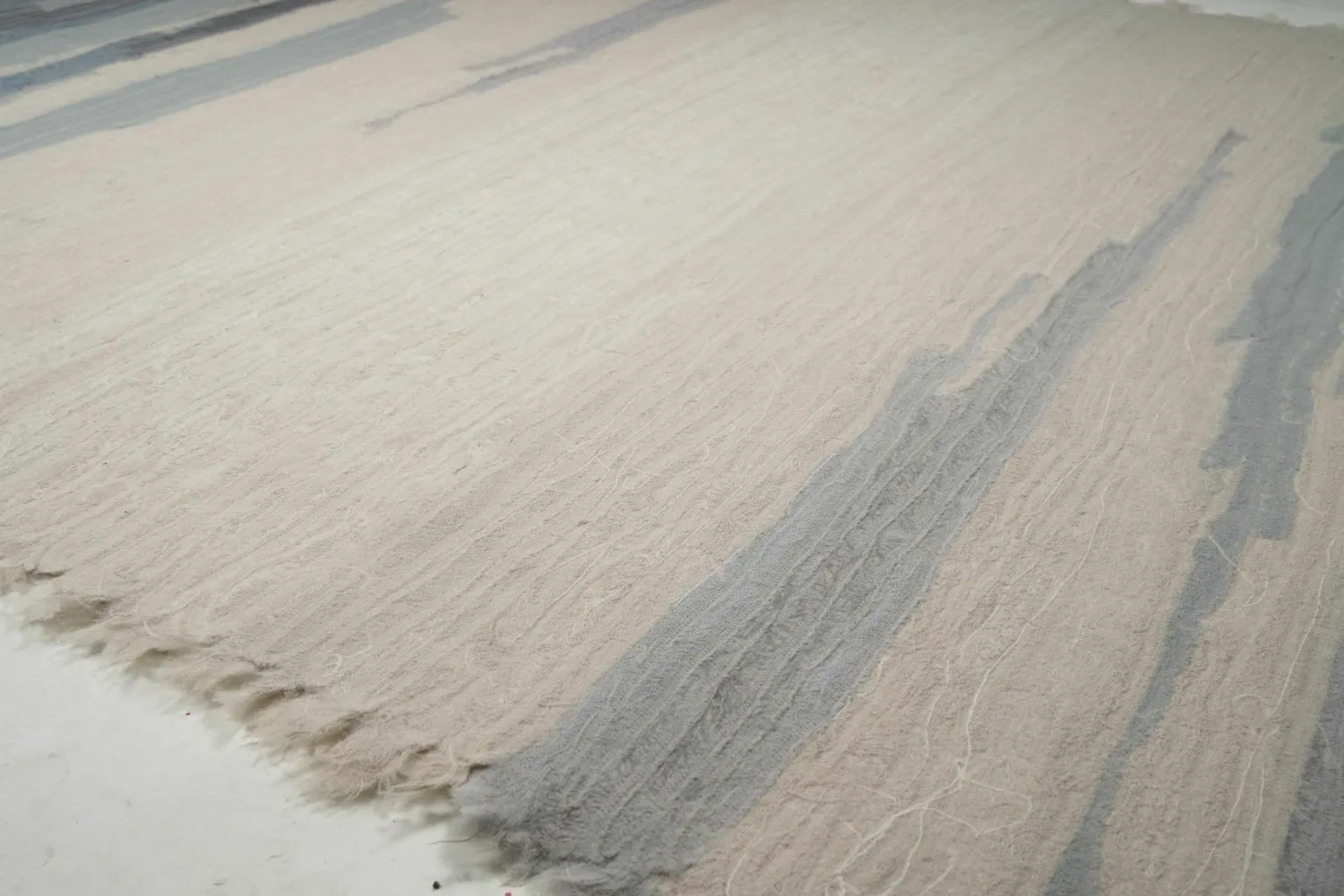 rohi Teppiche|Teppich Individual 200x300 Reine Schurwolle Blauton