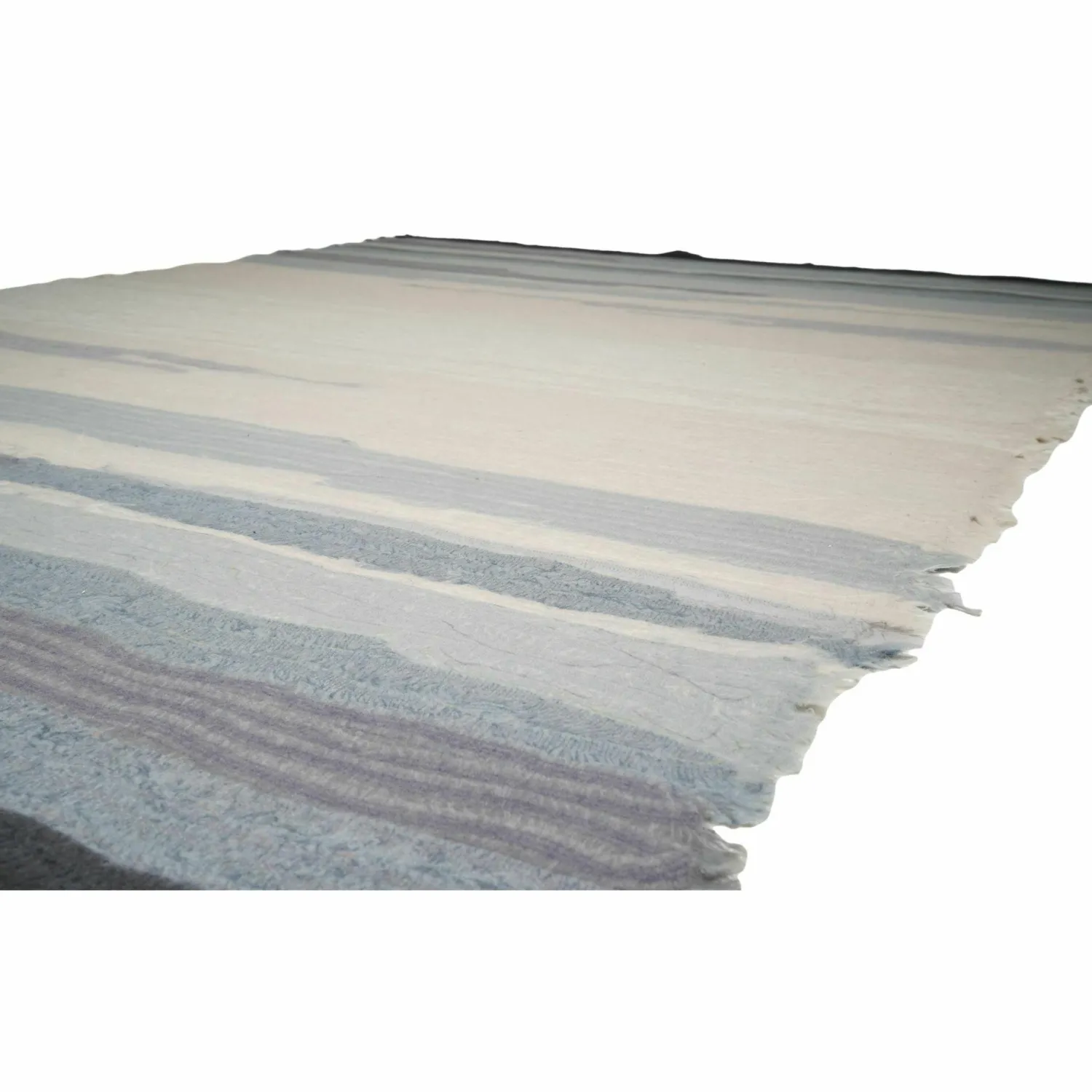 rohi Teppiche|Teppich Individual 200x300 Reine Schurwolle Blauton