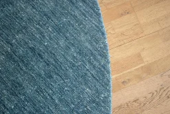 Miinu Teppiche|Teppich LiveGrid Bambus Seide Atlantic Deep Blau