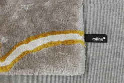 Miinu Teppiche|Teppich Marmo Real T Tencel Beige Gelb Creme