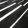 Domaniecki Teppiche|Teppich Raja Tibarto 100 Farbe G727C OCC White Schwarz Mit Weißen Linien