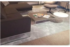 Longbarn Teppiche|Teppich Ripe Low Stoff Mohair Getuftet Blue Trush Blau 420x300 Inklusive Teppichunterlage