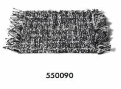 CS Rugs Teppiche|Teppich Tweet 550090 Schwarz Weiß Mit Fransen