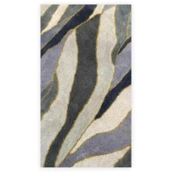 Fabula Living Teppiche|Teppich Vintage Shadow In Grau Blau Tönen