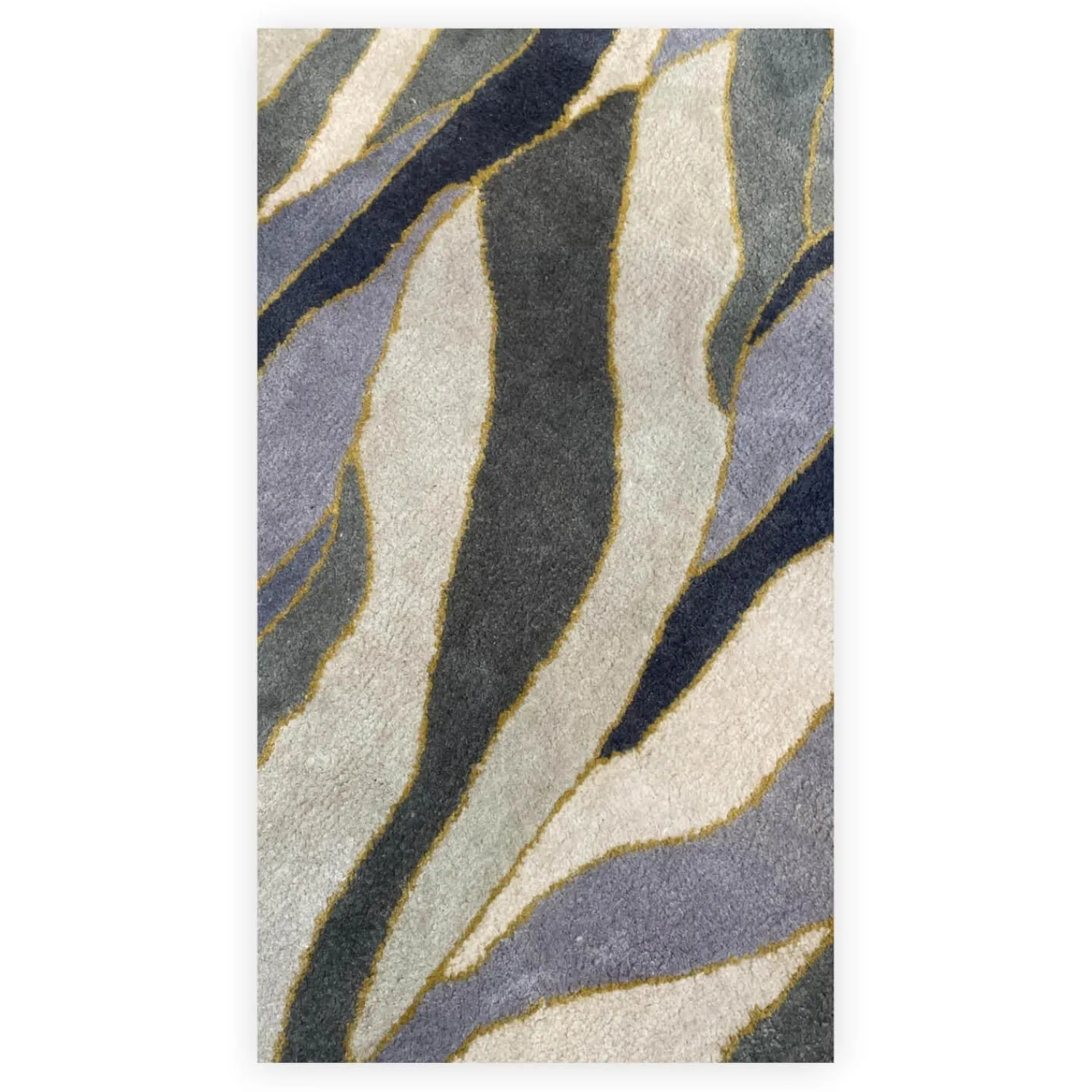 Fabula Living Teppiche|Teppich Vintage Shadow In Grau Blau Tönen