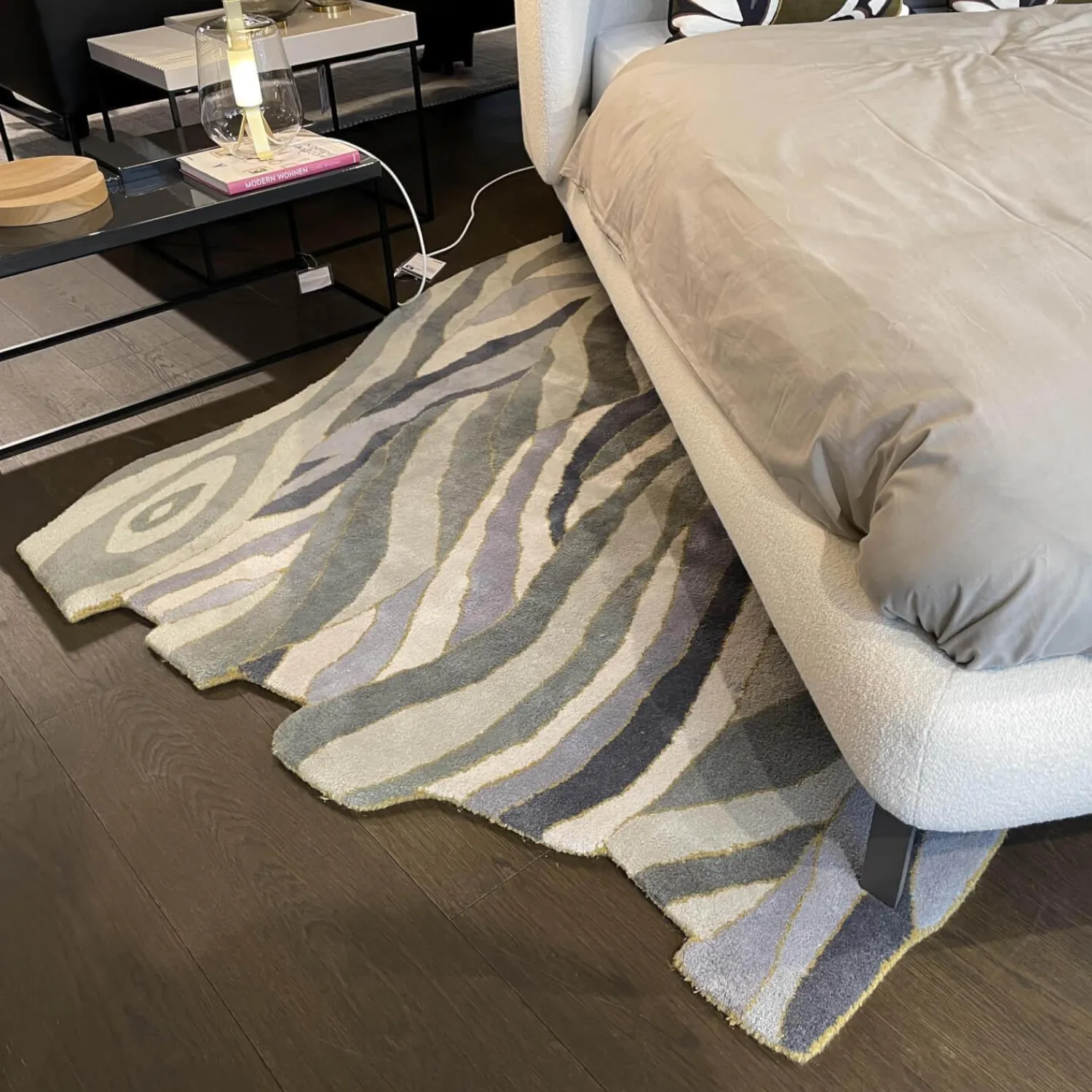 Fabula Living Teppiche|Teppich Vintage Shadow In Grau Blau Tönen