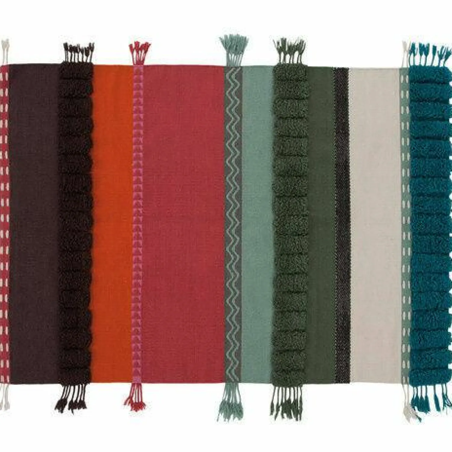 Gandia Blasco Teppiche|Teppich 200x300 Alexandra Bunt Rot Grün Blau Wolle