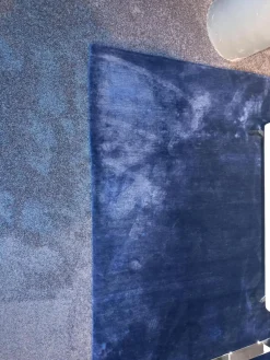 Domaniecki Teppiche|Teppich 326x326 Bamboo Blau