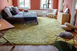 Kvadrat Teppiche|Teppich 400x280 Bravoure 60 Wolle Hellgrün