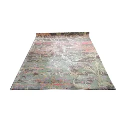 Jab Anstoetz Teppiche|Teppich 240x170 Jungle Schurwolle Bunt Grün Rot Braun Mit Seide