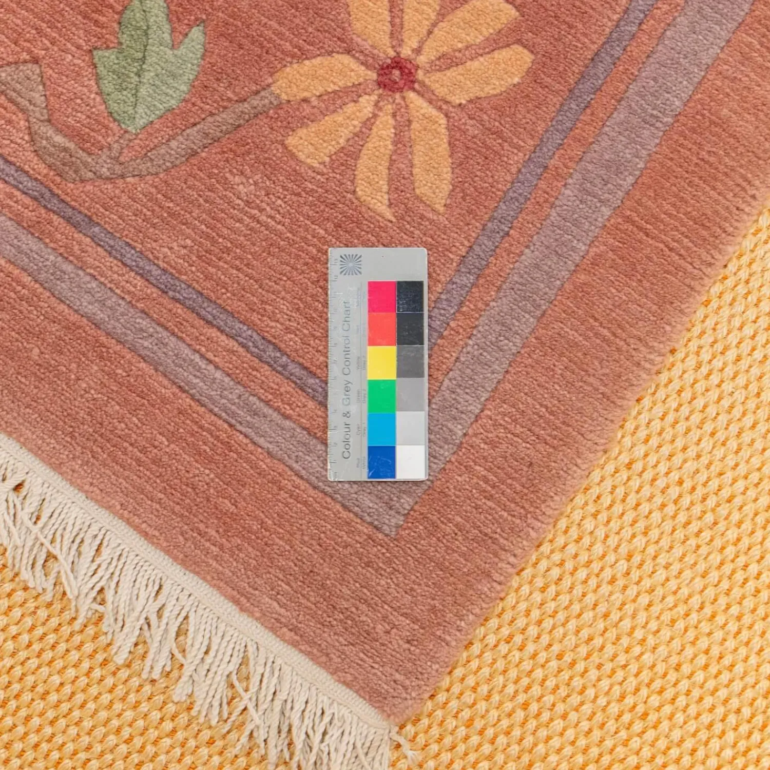 Domaniecki Teppiche|Teppich 250x203 Nidra 60 Nardin Velours Mit Fransen 21 G9 B2 Rot Handgeknüpft In 60 Knoten