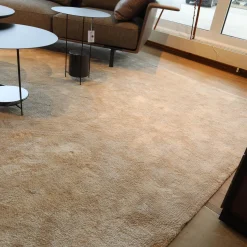 Molteni & C Teppiche|Teppich 300x300 Palette Tencel Hand Getuftet Dove Grey Beige