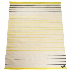 Fabula Living Teppiche|Teppich 170x240 Poppy Gelb Beige 2312 Neuseelandwolle Leinen Handgewebt