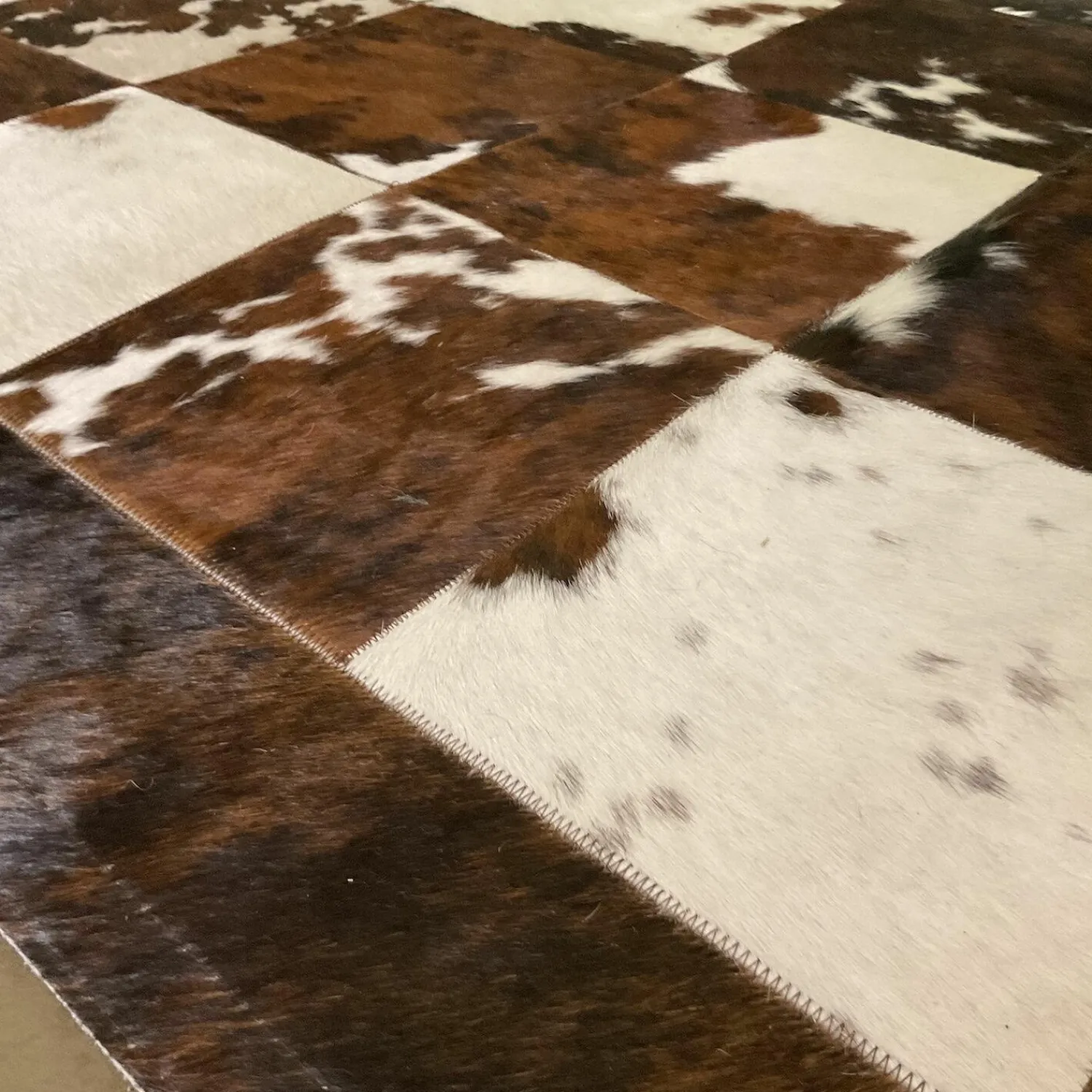 Albrecht Teppiche|Teppich 180x240 Tricolor Kuhfell