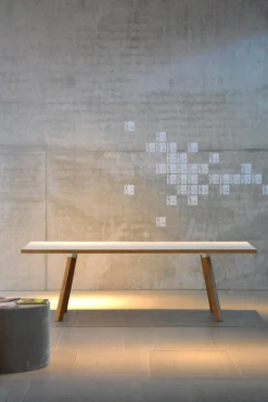 Jan Kurtz Esstische|Tisch Artwork Weiß Eiche mit Laminat