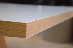 Jan Kurtz Esstische|Tisch Artwork Weiß Eiche mit Laminat