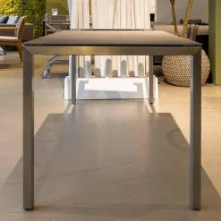 Zumsteg Esstische|Tisch Basso Gestell Edelstahl Platte Keramik Basalt