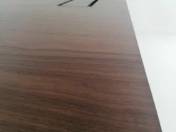 Walter Knoll Schreibtische & Sekretäre|Tisch Conference X Platte Basic Furnier Nussbaum Dunkel Gestell Metall Hochglanz Poliert